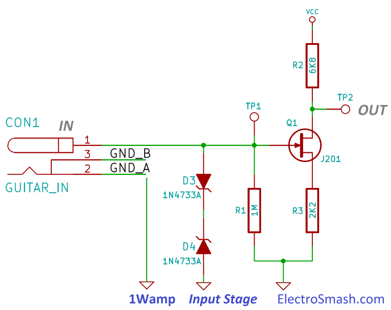 1wamp input stage circuit
