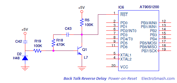 Back Talk Reverse Delay Power On Reset
