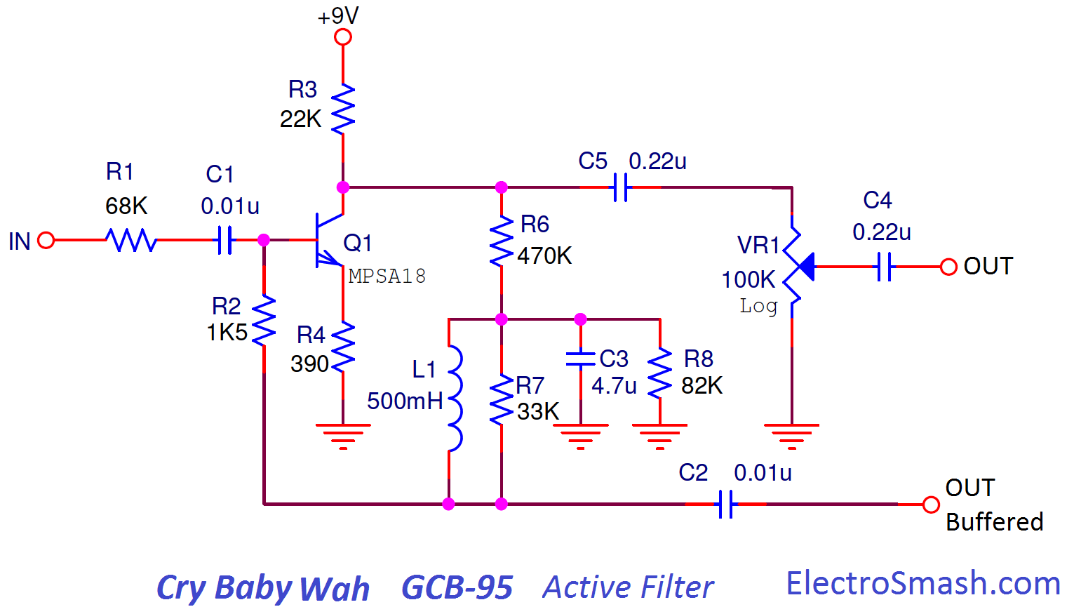 cry-baby-wah-gcb-95-active-filter