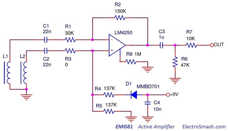 EMG81 Circuit Schematic