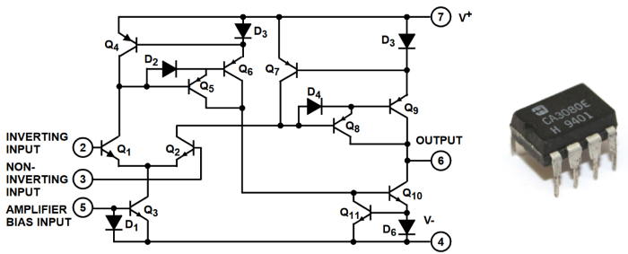 ca3080 internal circuit