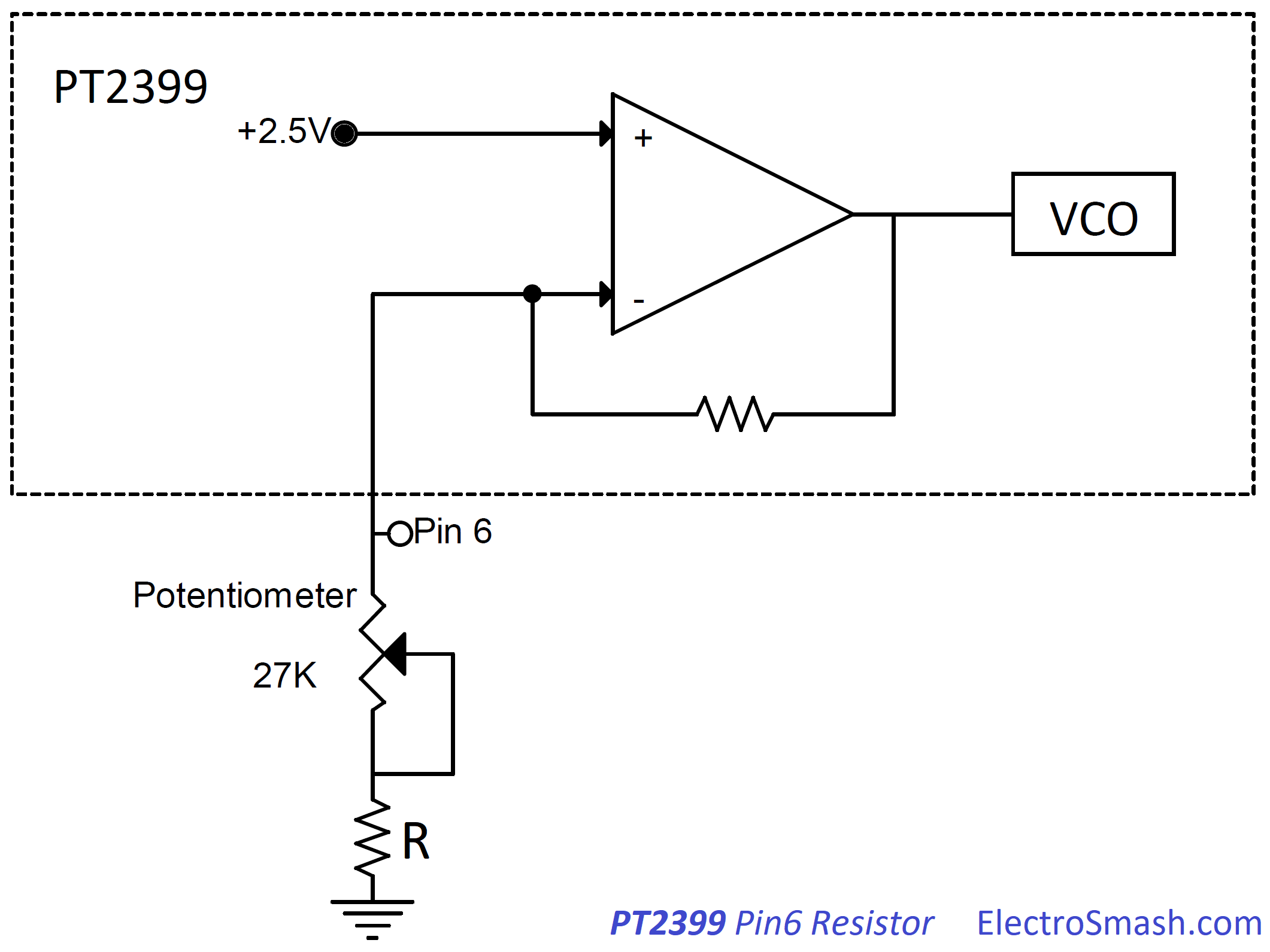 PT2399 Pin6 Resistor
