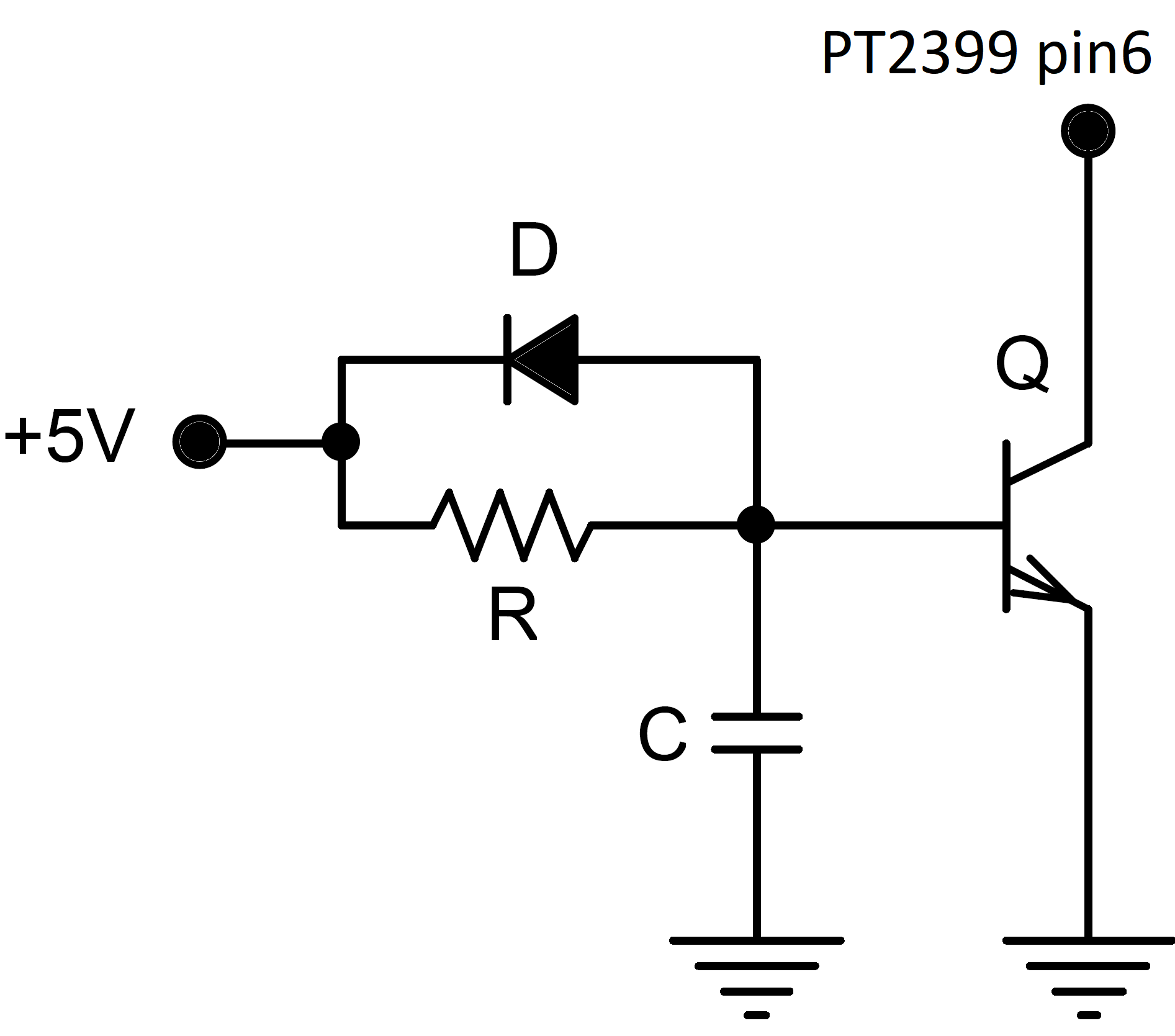 pt2399 latch up circuit