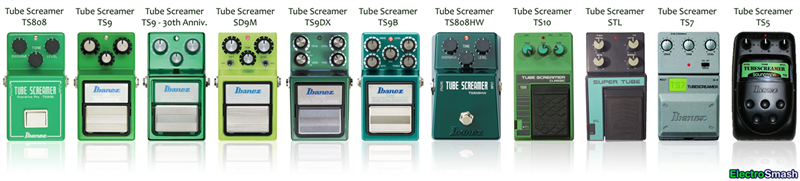 Tube Screamer All Pedals